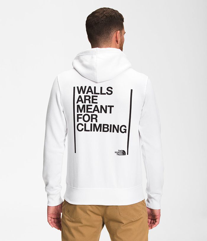 The North Face Bluza Męska Białe Walls Pullover - SDKA35470